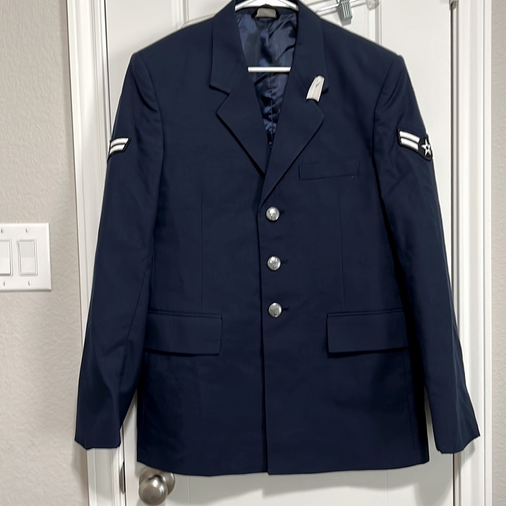 US Air Force Coat 40 Reg Blue 1620